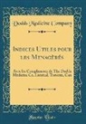 Dodds Medicine Company - Indices Utiles pour les Menagèrés