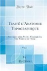 Léo Testut - Traité d'Anatomie Topographique, Vol. 1