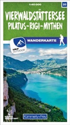 Hallwag Kümmerly+Frey AG, Hallwa Kümmerly+Frey AG, Hallwag Kümmerly+Frey AG - Vierwaldstättersee Pilatus Rigi Mythen 1:40 000