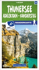 Hallwag Kümmerly+Frey AG, Hallwa Kümmerly+Frey AG, Hallwag Kümmerly+Frey AG - Kümmerly+Frey Wanderkarte 30 Thunersee 1:40.000