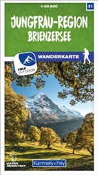 Hallwag Kümmerly+Frey AG, Hallwa Kümmerly+Frey AG, Hallwag Kümmerly+Frey AG - Jungfrau-Region Brienzersee 1:40 000