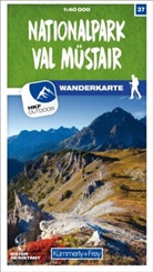 Hallwag Kümmerly+Frey AG, Hallwa Kümmerly+Frey AG, Hallwag Kümmerly+Frey AG - Nationalpark Val Müstair 1:40 000