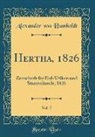Alexander von Humboldt - Hertha, 1826, Vol. 7