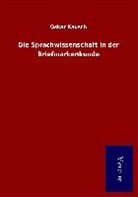 Oskar Kausch - Die Sprachwissenschaft in der Briefmarkenkunde