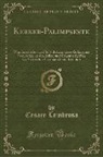Cesare Lombroso - Kerker-Palimpseste