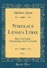Nikolaus Lenau - Nikolaus Lenaus Lyrik, Vol. 1