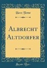 Hans Tietze - Albrecht Altdorfer (Classic Reprint)