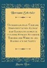 Hermann Schröder - Untersuchungen Über die Sympathetischen Klänge der Geigeninstrumente und eine Hieraus Folgende Theorie der Wirkung des Bogens auf die Saiten (Classic Reprint)