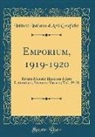 Istituto Italiano D'Arti Grafiche - Emporium, 1919-1920