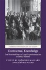 Gregoire Mallard, Gregoire Sgard Mallard, Gregoire Mallard, Grégoire Mallard, Jerome Sgard, Jérôme Sgard - Contractual Knowledge
