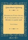Deutschland Reichstag - Haushalts-Etat für die Schutzgebiete auf das Rechnungsjahr 1906