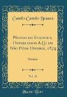 Camilo Castelo Branco - Noites de Insomnia, Offerecidas A Quem Não Póde Dormir, 1874, Vol. 10