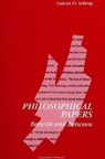 Calvin O Schrag, Calvin O. Schrag - Philosophical Papers
