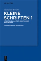 Manfred Baum, Mario Heinz, Marion Heinz - Manfred Baum: Kleine Schriften - Band 1: Manfred Baum: Kleine Schriften. Band 1