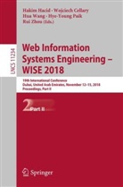 Wojciec Cellary, Wojciech Cellary, Hakim Hacid, Hye-young Paik, Hua Wang, Hua Wang et al... - Web Information Systems Engineering - WISE 2018