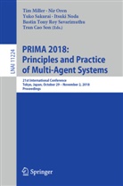 Tran Cao Son, Tim Miller, Oren Nir, Itsuki Noda, Ni Oren, Nir Oren... - PRIMA 2018: Principles and Practice of Multi-Agent Systems