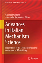 Giusepp Carbone, Giuseppe Carbone, Gasparetto, Gasparetto, Alessandro Gasparetto - Advances in Italian Mechanism Science