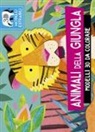 Natasha Durley - Animali della giungla. Modelli 3D da colorare