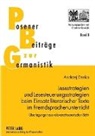 Andrzej Denka - Lesestrategien und Lesesteuerungsstrategien beim Einsatz literarischer Texte im Fremdsprachenunterricht