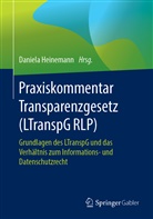 Daniel Heinemann, Daniela Heinemann - Praxiskommentar Transparenzgesetz (LTranspG RLP)