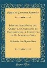 Miguel De Cervantes Saavedra - Manual Alfabético del Quijote, ó Colección de Pensamientos de Cervantes en Su Inmortal Obra