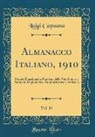 Luigi Capuana - Almanacco Italiano, 1910, Vol. 15