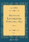 G. Pitre - Rivista di Letteratura Popolare, 1877, Vol. 1