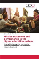 Carlos Alfredo Plata Jimenez - Mission statement and performance in the higher education system