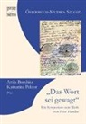 Attil Bombitz, Attila Bombitz, Pektor, Pektor, Katharina Pektor - "Das Wort sei gewagt". Ein Symposium zum Werk von Peter Handke