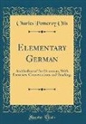 Charles Pomeroy Otis - Elementary German