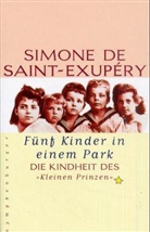 Simone de Saint-Exupéry - Fünf Kinder in einem Park