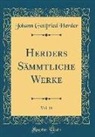 Johann Gottfried Herder - Herders Sämmtliche Werke, Vol. 14 (Classic Reprint)