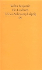 Walter Benjamin - Ein Lesebuch
