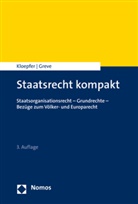 Holger Greve, Holger (Dr.) Greve, Michae Kloepfer, Michael Kloepfer, Michael (Prof. Dr. Kloepfer, Michael (Prof. Dr.) Kloepfer - Staatsrecht kompakt