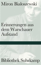 Miron Bialoszewski, Miron Białoszewski, Miron Biaoszewski - Erinnerungen aus dem Warschauer Aufstand