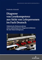 Frederike Schmidt, Iris Winkler - Diagnose von Lesekompetenz aus Sicht von Lehrpersonen im Fach Deutsch