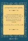 Pennsylvania General Assembly - Report of the Majority and Minority of the Select Committee, Relative to the Contract for Carrying Passengers on the Philadelphia and Columbia Railroa