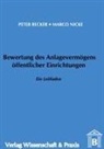 Pete Becker, Peter Becker, Marco Nicke - Bewertung des Anlagevermögens öffentlicher Einrichtungen