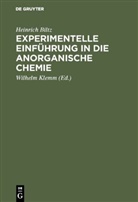 Heinrich Biltz, Wilhelm Klemm - Experimentelle Einführung in die anorganische Chemie
