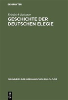 Friedrich Beißner - Geschichte der deutschen Elegie