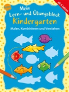 Carola Schäfer, Sabine Simon, Sabine Simon - Mein Lern- und Übungsblock Kindergarten: Mein Lern- und Übungsblock Kindergarten - Malen, Kombinieren und Verstehen
