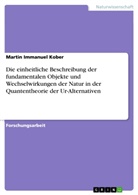 Martin Immanuel Kober - Die einheitliche Beschreibung der fundamentalen Objekte und Wechselwirkungen der Natur in der Quantentheorie der Ur-Alternativen