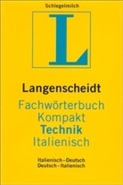 Langenscheidt Fachwörterbuch Kompakt Technik Italienisch