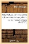 Thierriet-grandpre, Thierriet-Grandpré - Observations sur l insalubrite et