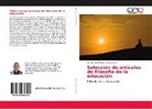 Omelio Jesús Rivero Villavicencio - Selección de artículos de filosofía de la educación