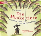 Ute Krause, Andreas Fröhlich, Ute Krause - Die Muskeltiere - Pomme de Terre und die vierzig Räuber, 2 Audio-CDs (Hörbuch)