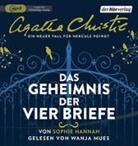 Agatha Christie, Sophi Hannah, Sophie Hannah, Wanja Mues - Das Geheimnis der vier Briefe, 1 Audio-CD, 1 MP3 (Hörbuch)