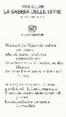 Paul Celan, D. Borso - La sabbia delle urne. Testo tedesco a fronte