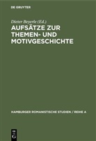 Diete Beyerle, Dieter Beyerle - Aufsätze zur Themen- und Motivgeschichte