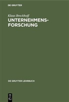 Klaus Brockhoff - Unternehmensforschung